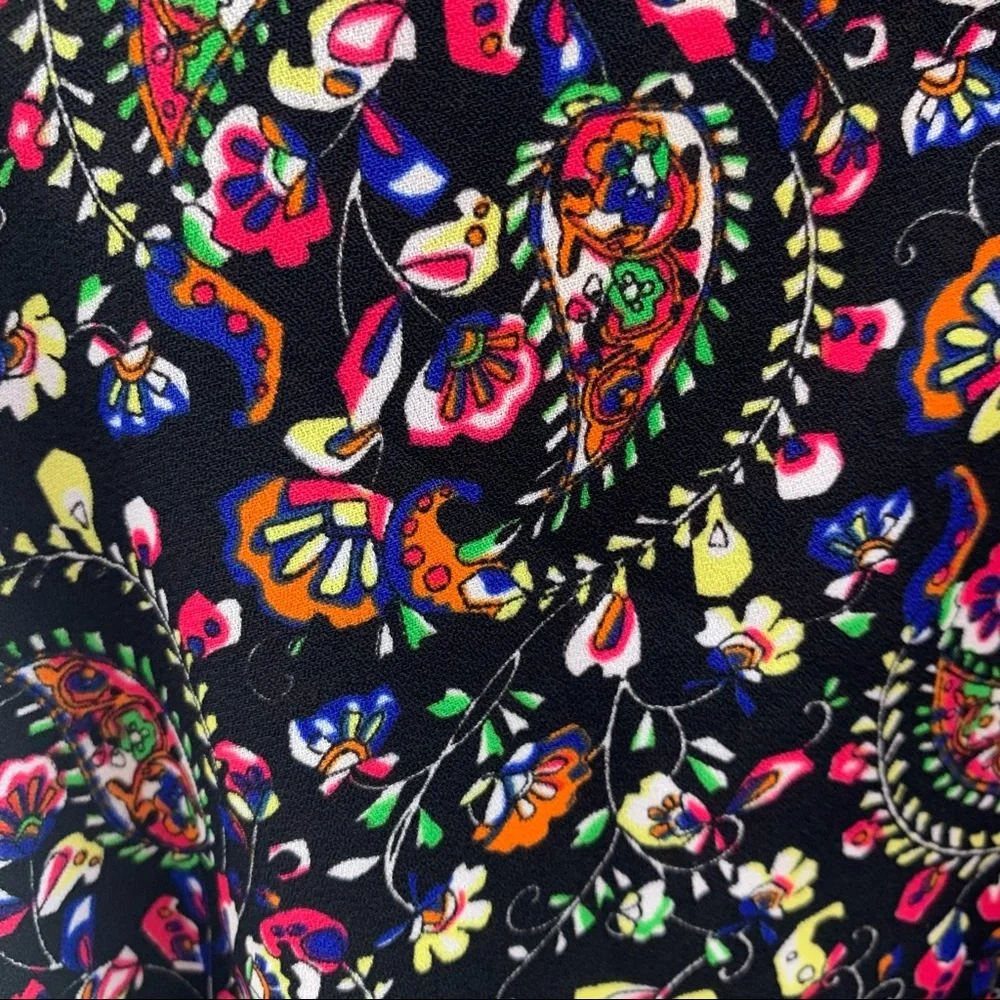 Westbound Multicolor Floral Paisley Print Kimono Top Size 2X - Picture 2 of 6